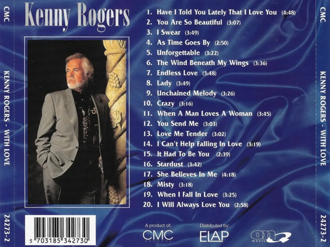 Billede 2 - Kenny Rogers – With Love – CD