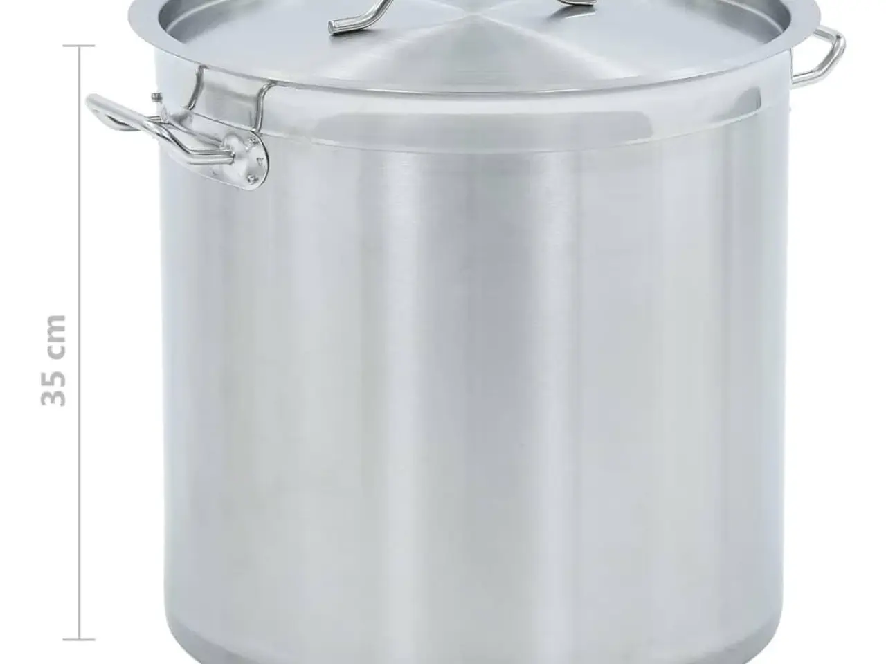 Billede 7 - Suppegryde 35 l - rustfrit stål, 36 × 36 cm med låg
