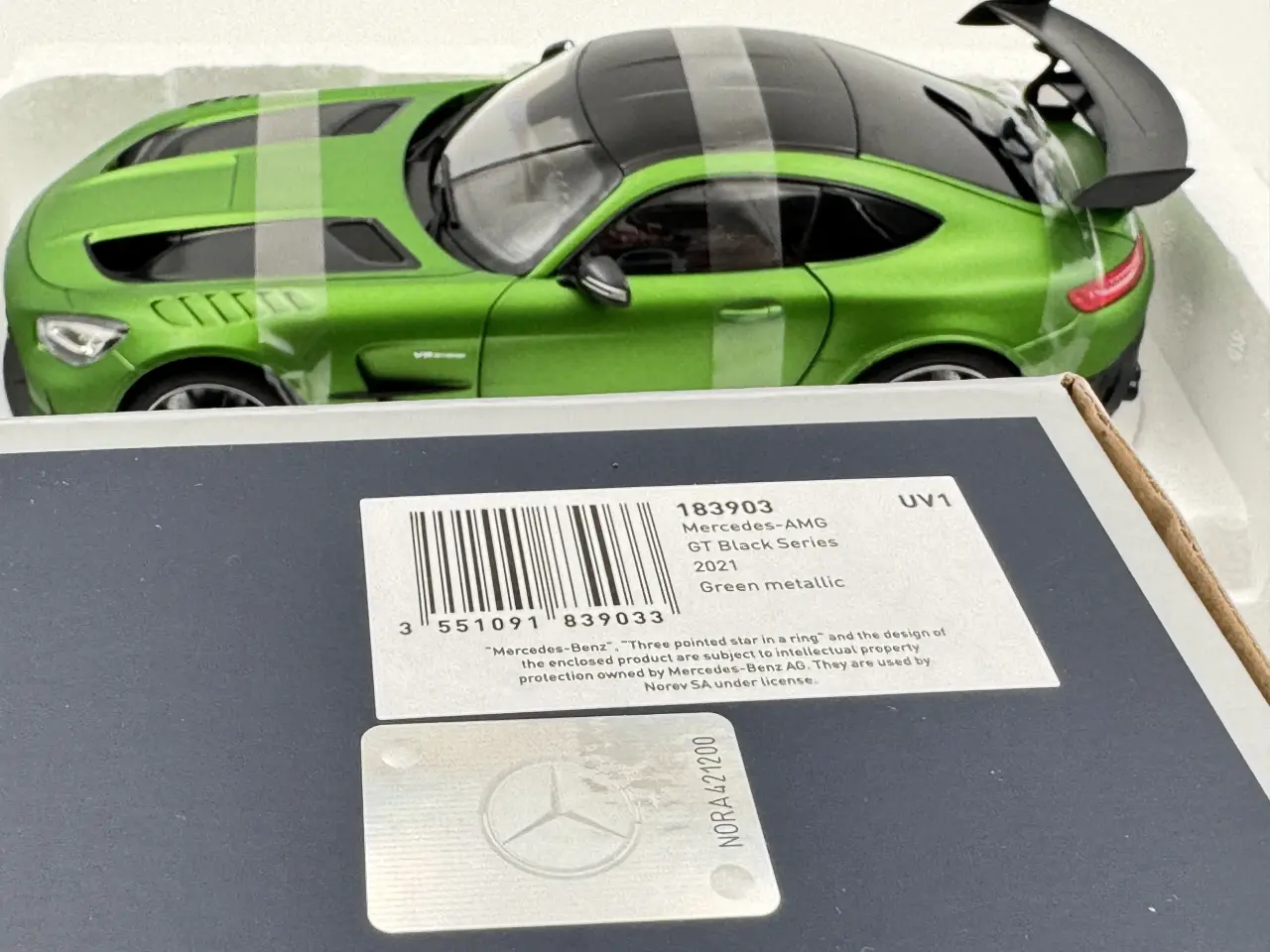 Billede 13 - 2021 Mercedes AMG GT Black Series Coupé 1:18