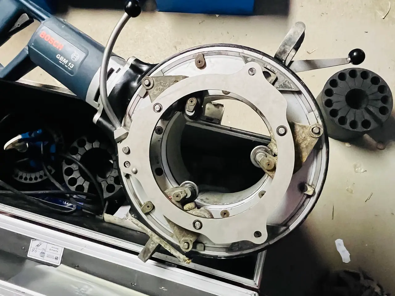 Billede 8 - El-Rørskærer BLÜCHER m. BOSCH motor + tilbehør
