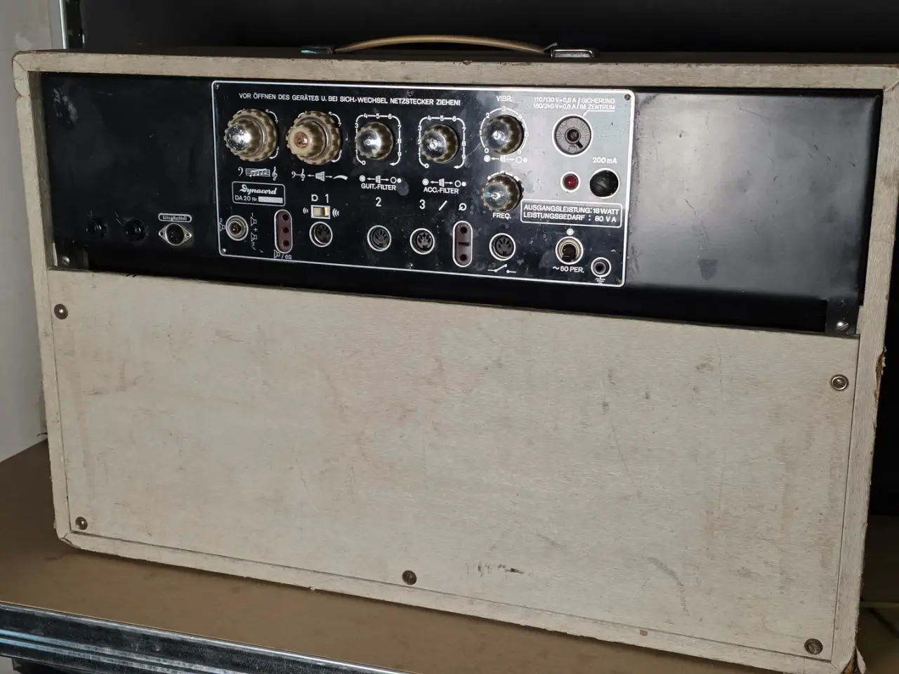 Billede 4 - Vintage Dynacord DA 20 rørforstærker – fungerer