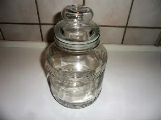 Stor glas med låg, Retro