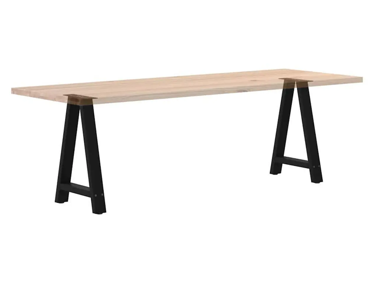 Billede 8 - Spisebordsben A-formet - 2 stk. sort stål 60 × (72-73) cm
