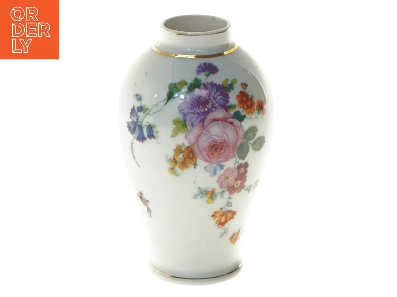 Billede 1 - Porcelænsblomstervase (str. 13 cm)