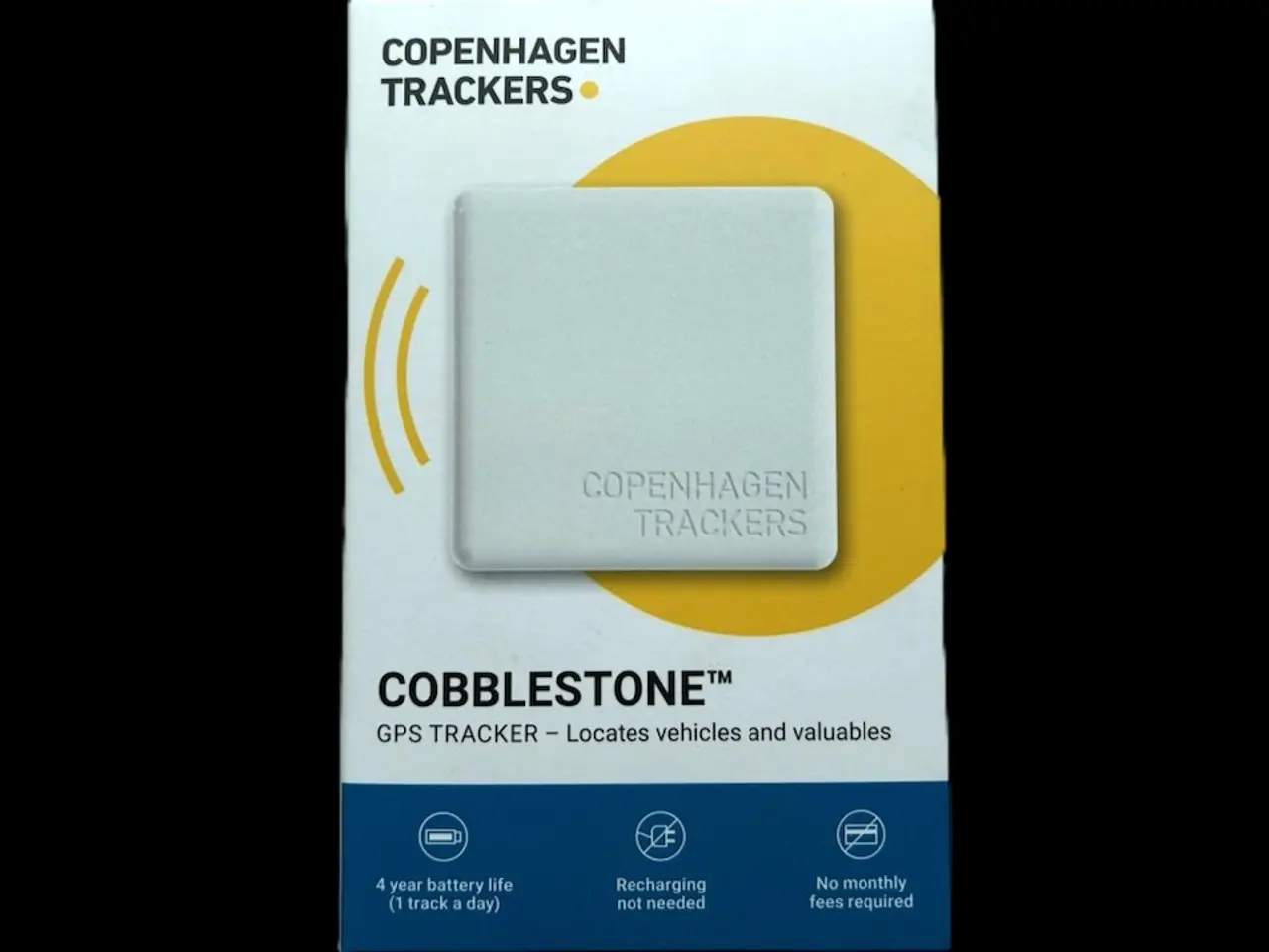 Billede 1 - GPS-tracker Cobblestone Sort
