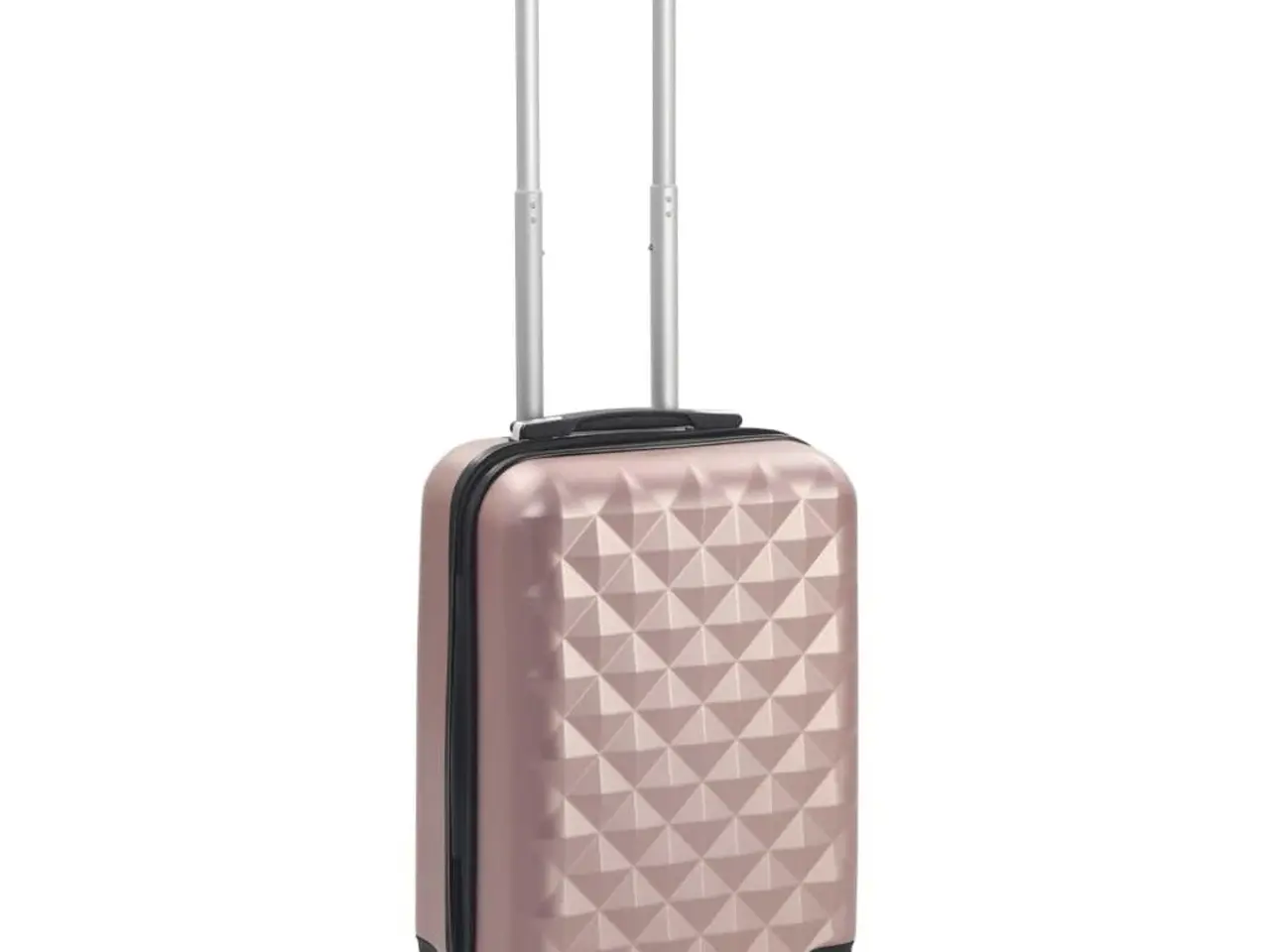 Billede 1 - Hardcase-kuffert i ABS - rosenguld, 55 × 36 × 22 cm