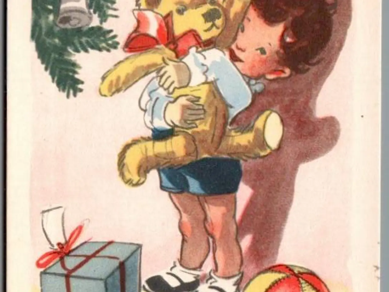 Billede 1 - Illa - Glædelig Jul - Stender Serie 756 - Postkort - Ubrugt