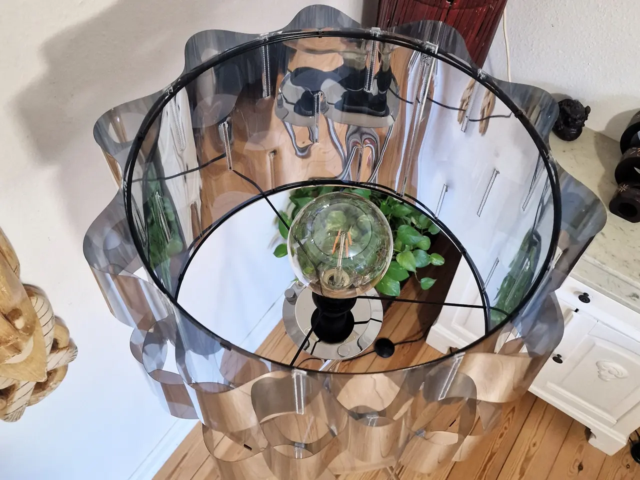 Billede 4 - Gulvlampe med "Space Age" look.