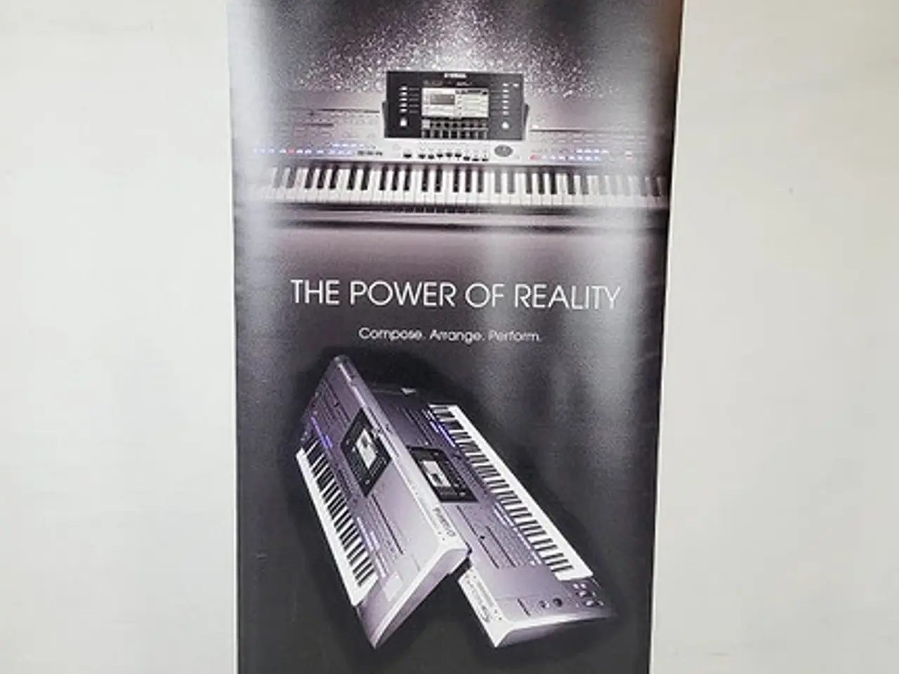 Billede 3 - ⭐️- STOR Yamaha Tyros 5 Banner Reklame