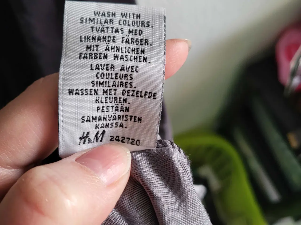 Billede 7 - Grå velour kjole