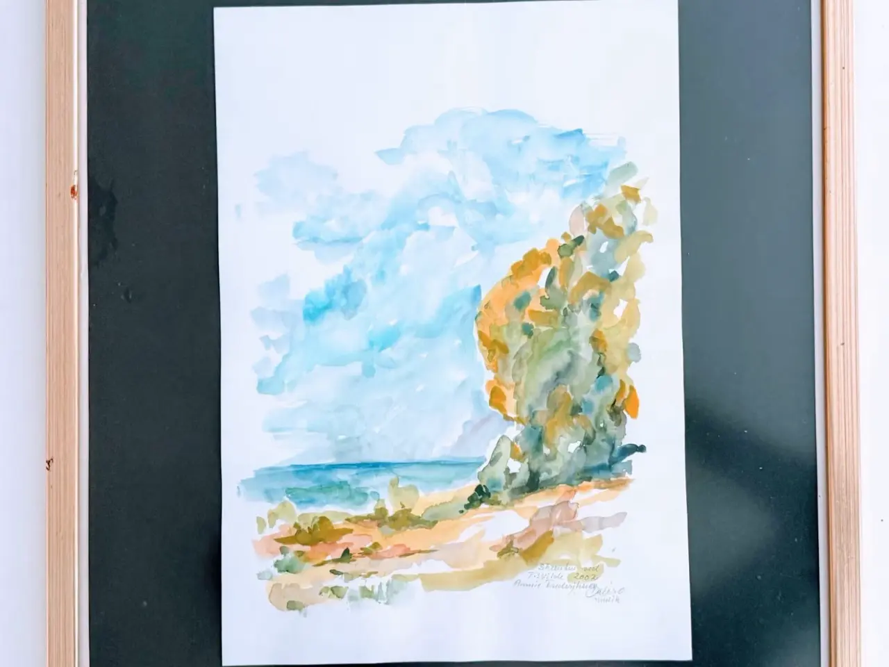 Billede 5 - 2 originale akvareller af Annie Frederiksen