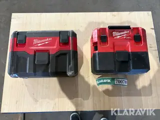 Støvsugere Milwaukee M12 FVCL & M18 VC-2 2 styk