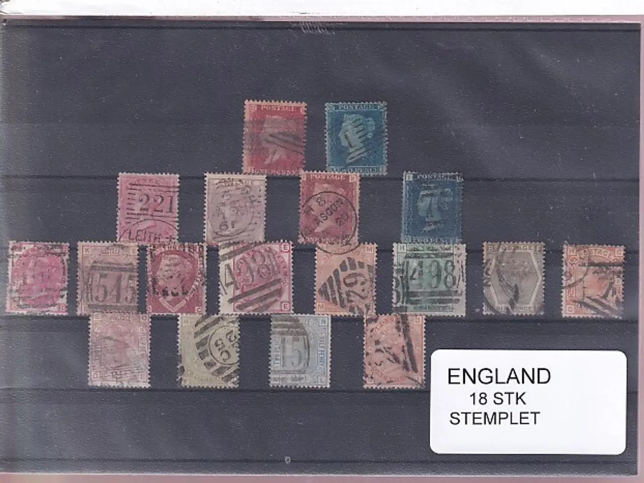 Billede 1 - England - 18 Stk. - Stemplet