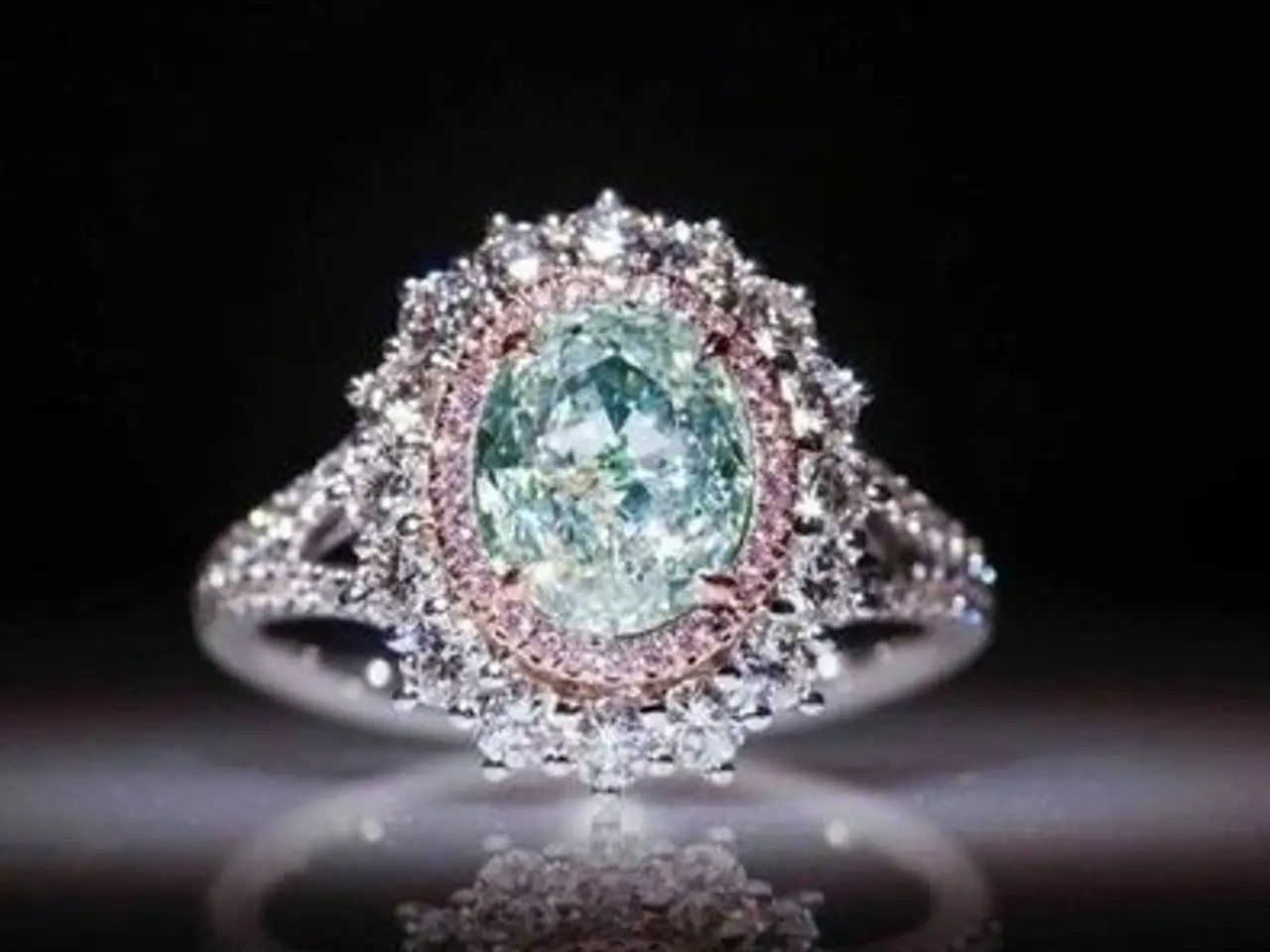 Billede 1 - Ring.blue safir, sølvring (925=sterlingsølv)
