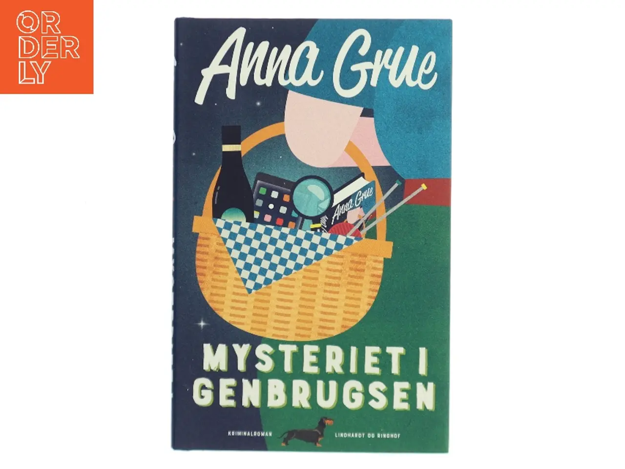 Billede 1 - Mysteriet i Genbrugsen : kriminalroman af Anna Grue (Bog)