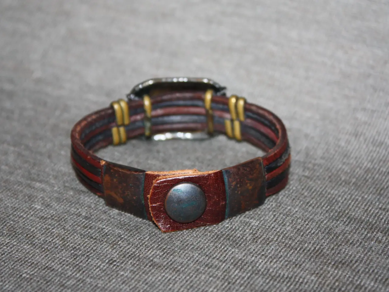 Billede 3 - Armbånd lether og metal