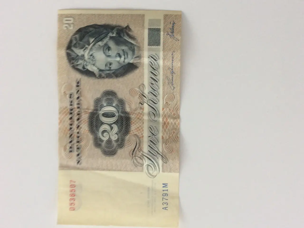 Billede 2 - 20 kr. Seddel