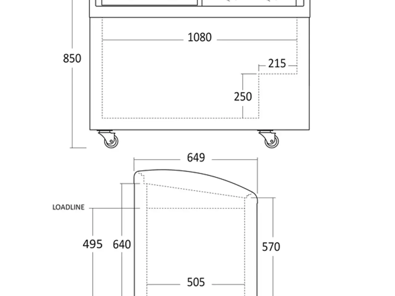 Billede 2 - Isfryseskab 330 Liter – IC352D