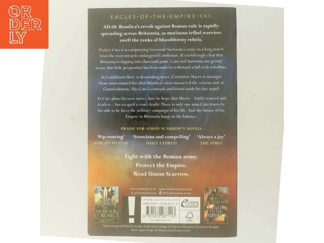 Billede 3 - Rebellion af Simon Scarrow (Bog)