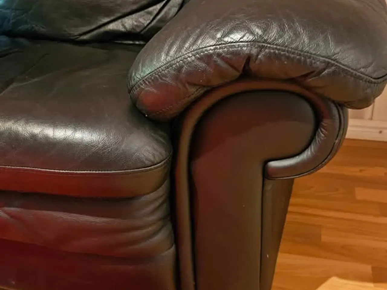 Billede 2 - Lædersofa 220 cm