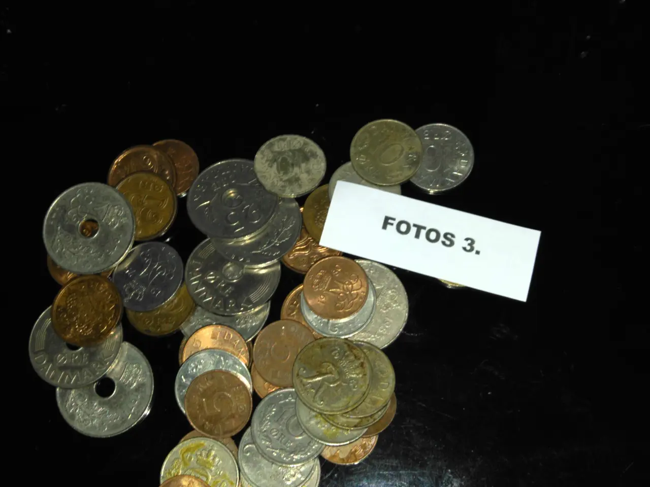 Billede 1 - 18 forskellige Danske mønter.