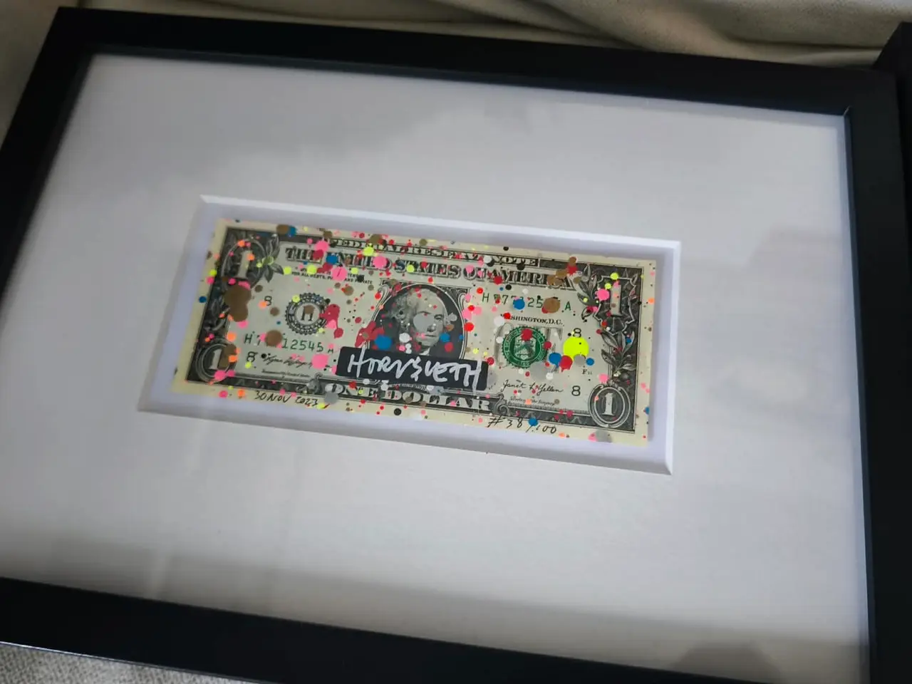 Billede 2 - Hornsleth 1 Dollar Bill