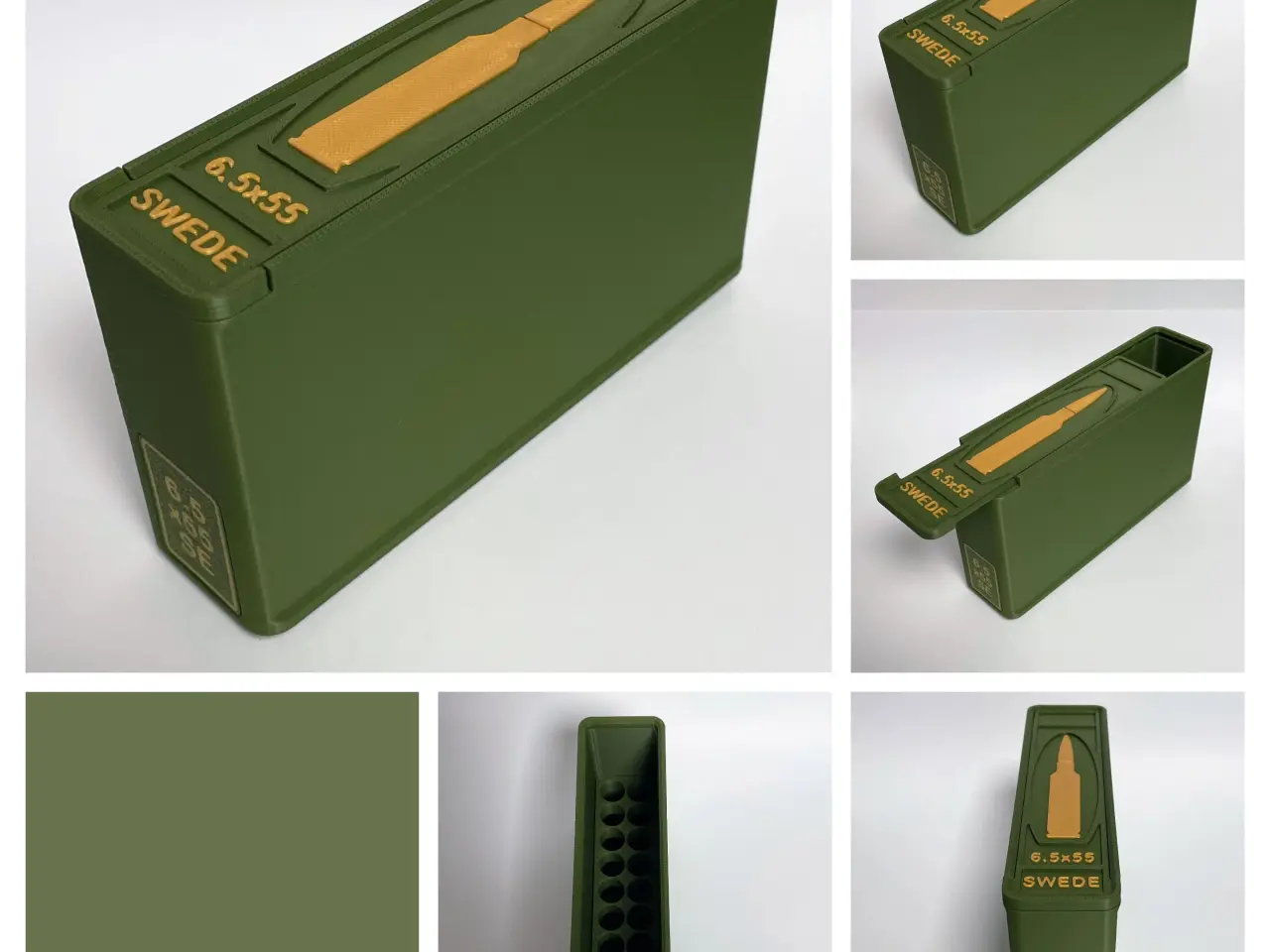 Billede 1 - Ammo boks – 6,5×55 (20 patroner)