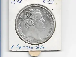 1  Speciedaler  1848  Chr.  VIII ( Sieg 2016  2300
