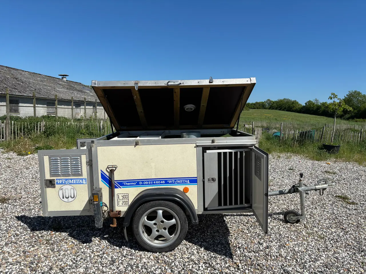 Billede 10 - Hundetrailer, med plads til 3 hunde
