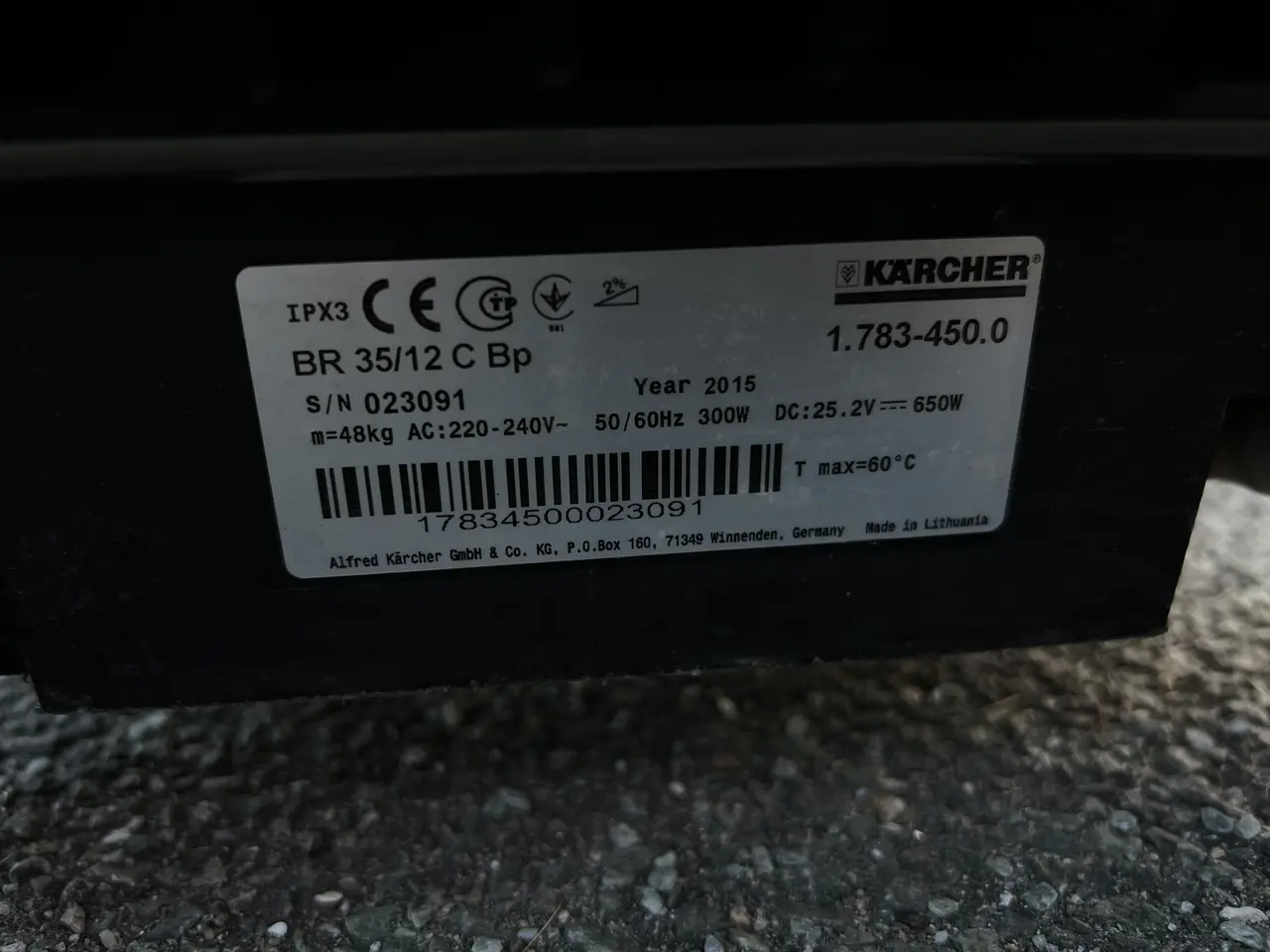 Billede 6 - Karcher BR 35/12 C Gulvvasker