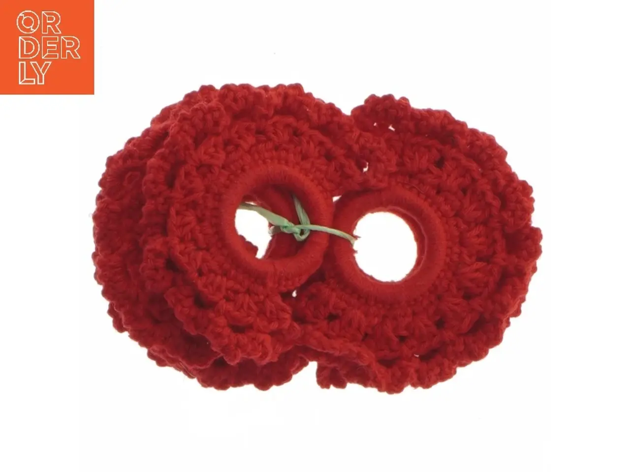 Billede 4 - 8 Hæklede servietringe (str. 8 styk, ø 3 cm)