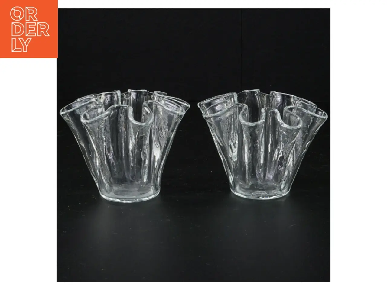 Billede 1 - Gennemsigtige glasvaser (str. 9 x 11 cm)