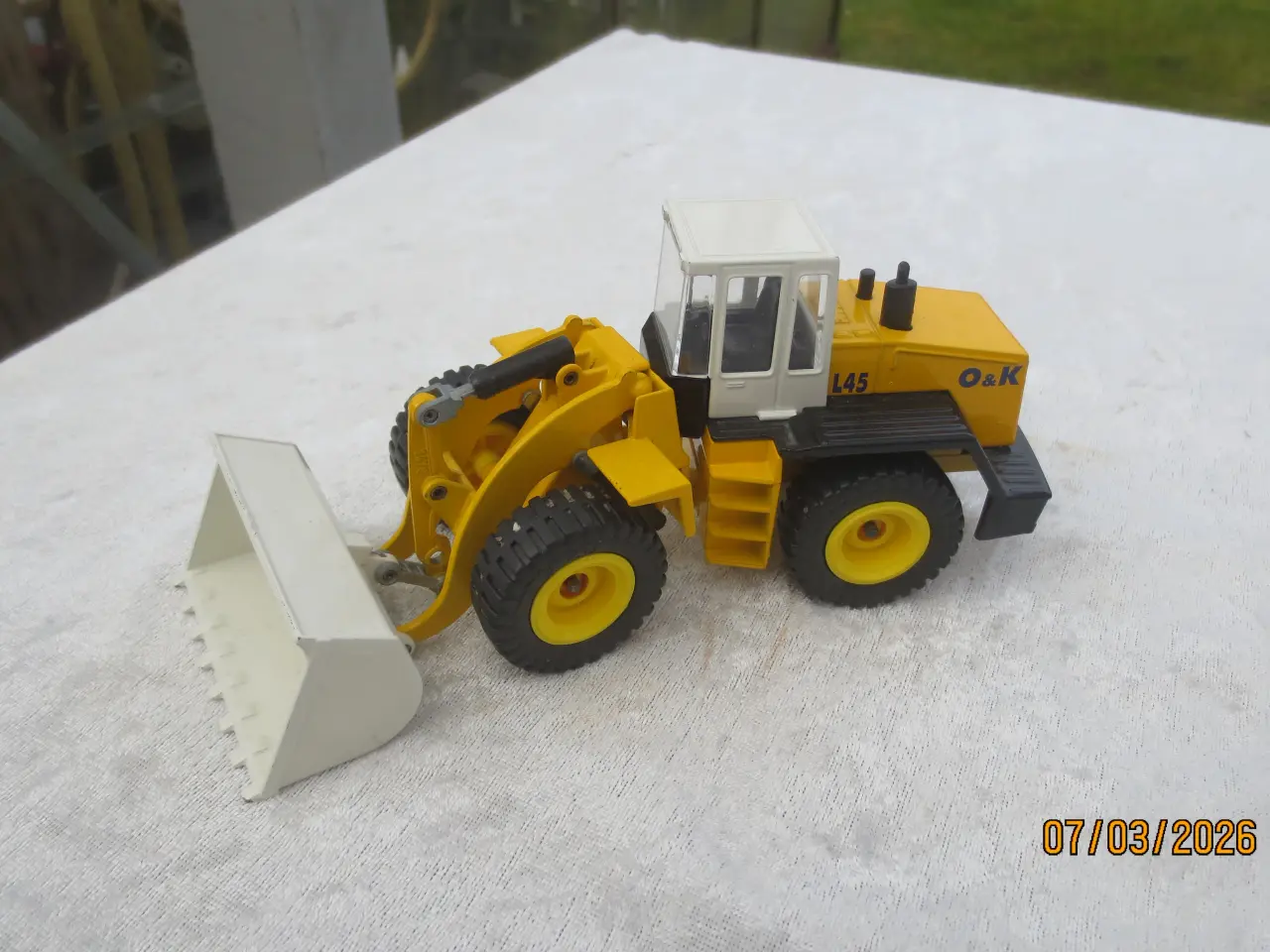 Billede 5 - 2 stk Modeltraktor Entreprenør maskiner O&K