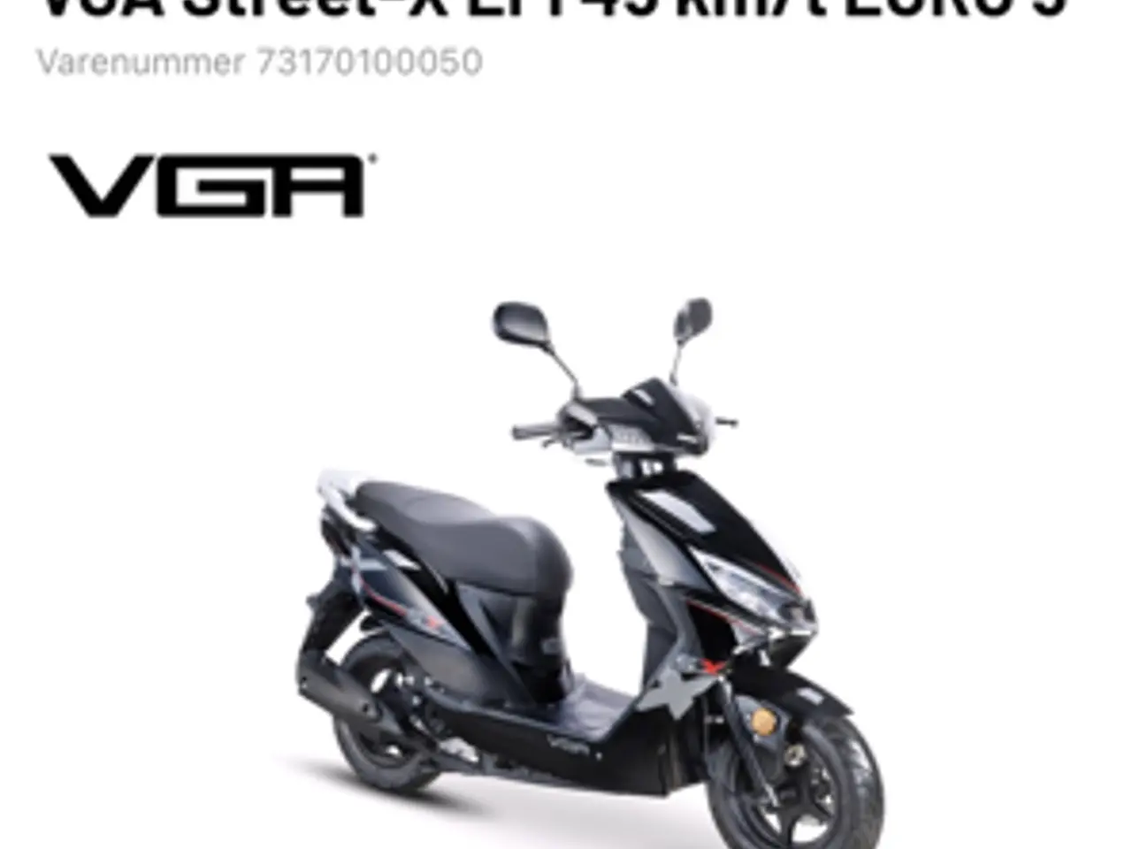Billede 3 - VGA scooter årgang 2026 (45 km/t) - kørt  40 km