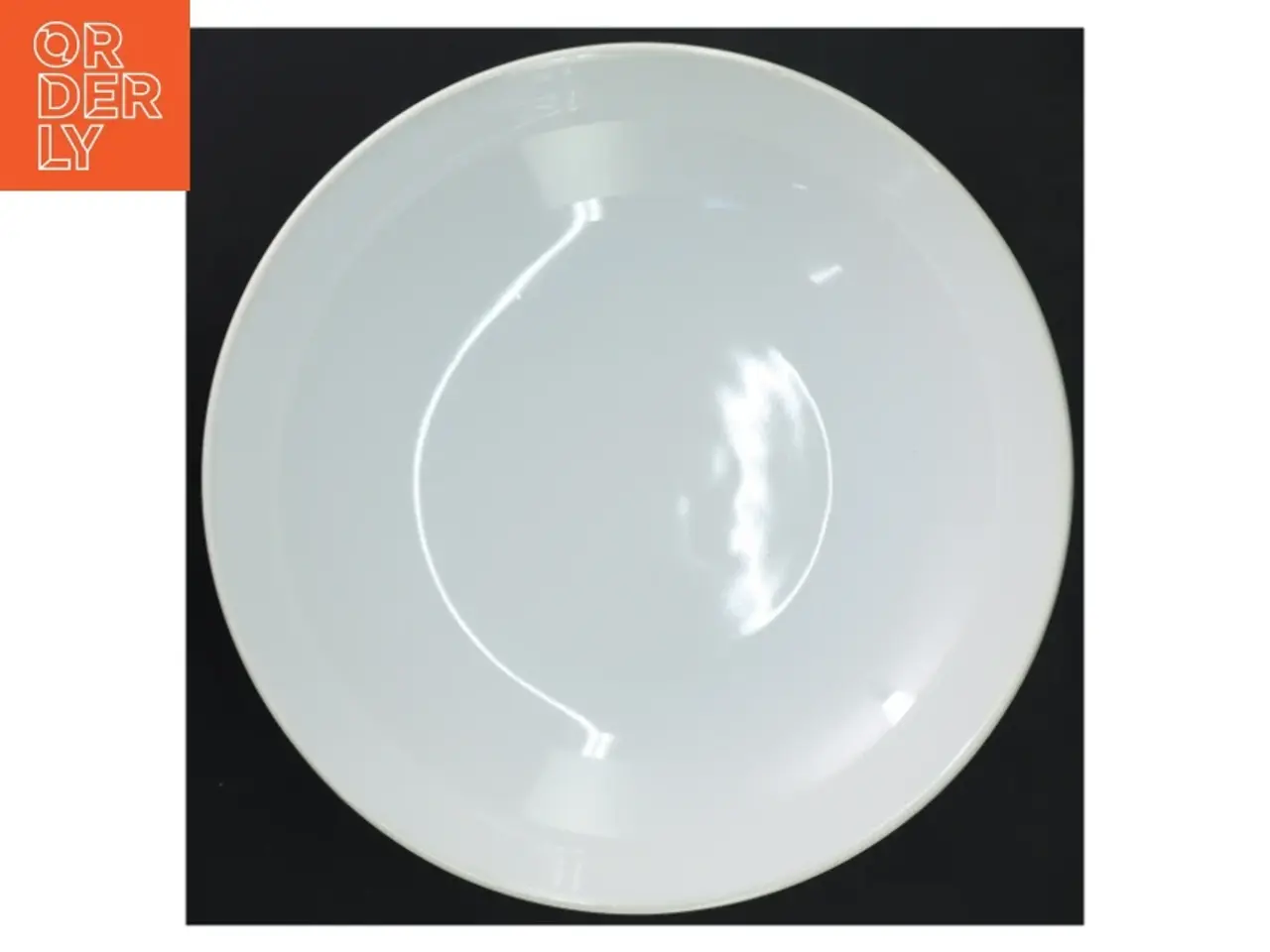 Billede 5 - Hvide porcelænstallerkner, dybe, 6 stk fra IKEA (str. 24 cm diameter. 5 cm høj)