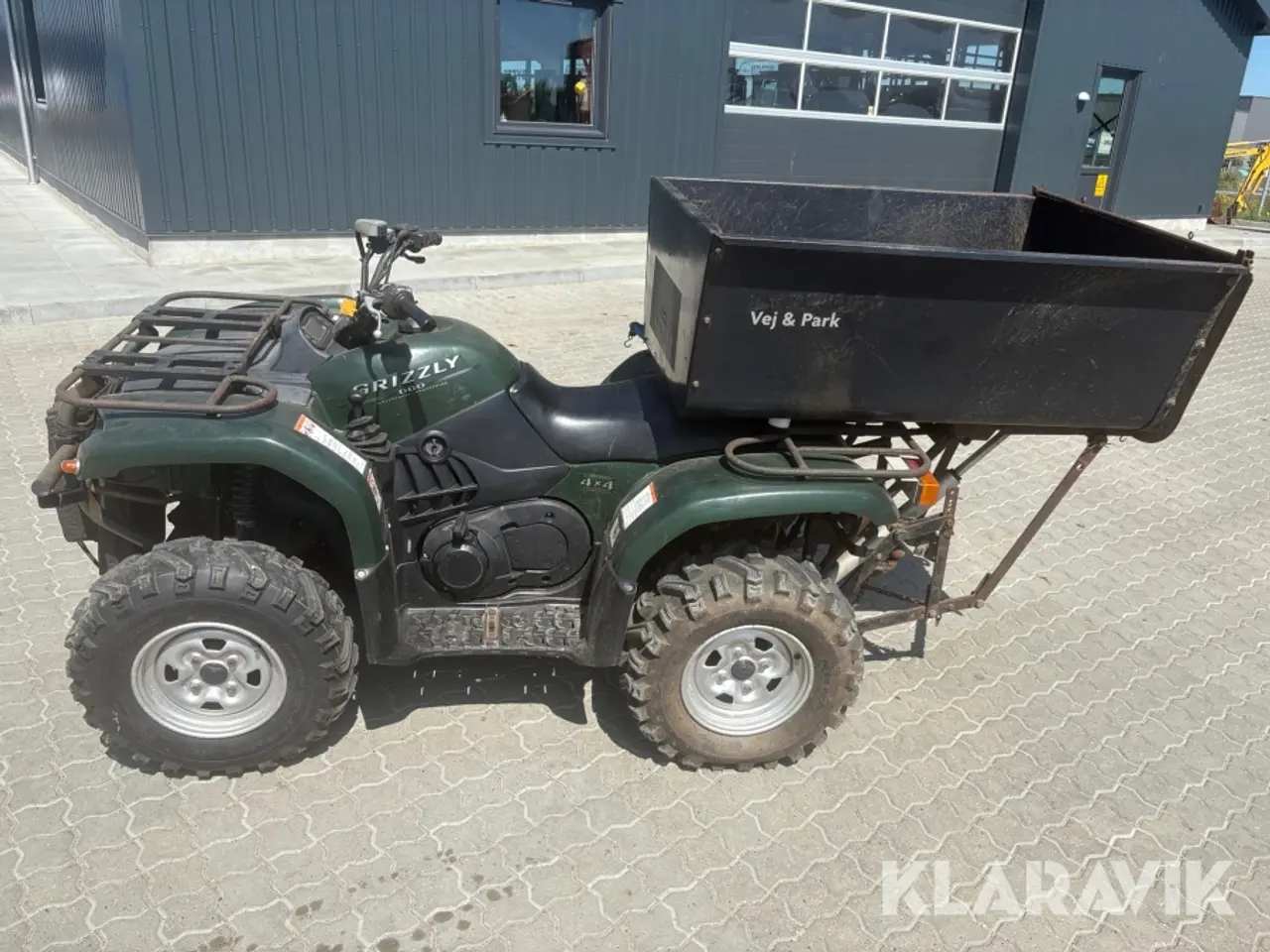 Billede 2 - ATV Yamaha Grizzly 660 med tiplad