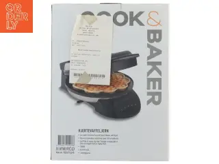 Cook & Baker hjertevaffeljern fra Cook & Baker (str. 22x30 cm)