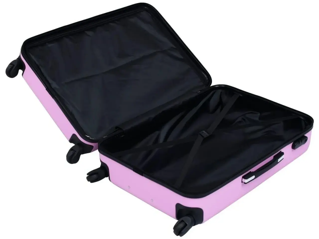 Billede 6 - Kuffertsæt 3 stk. hardcase ABS pink