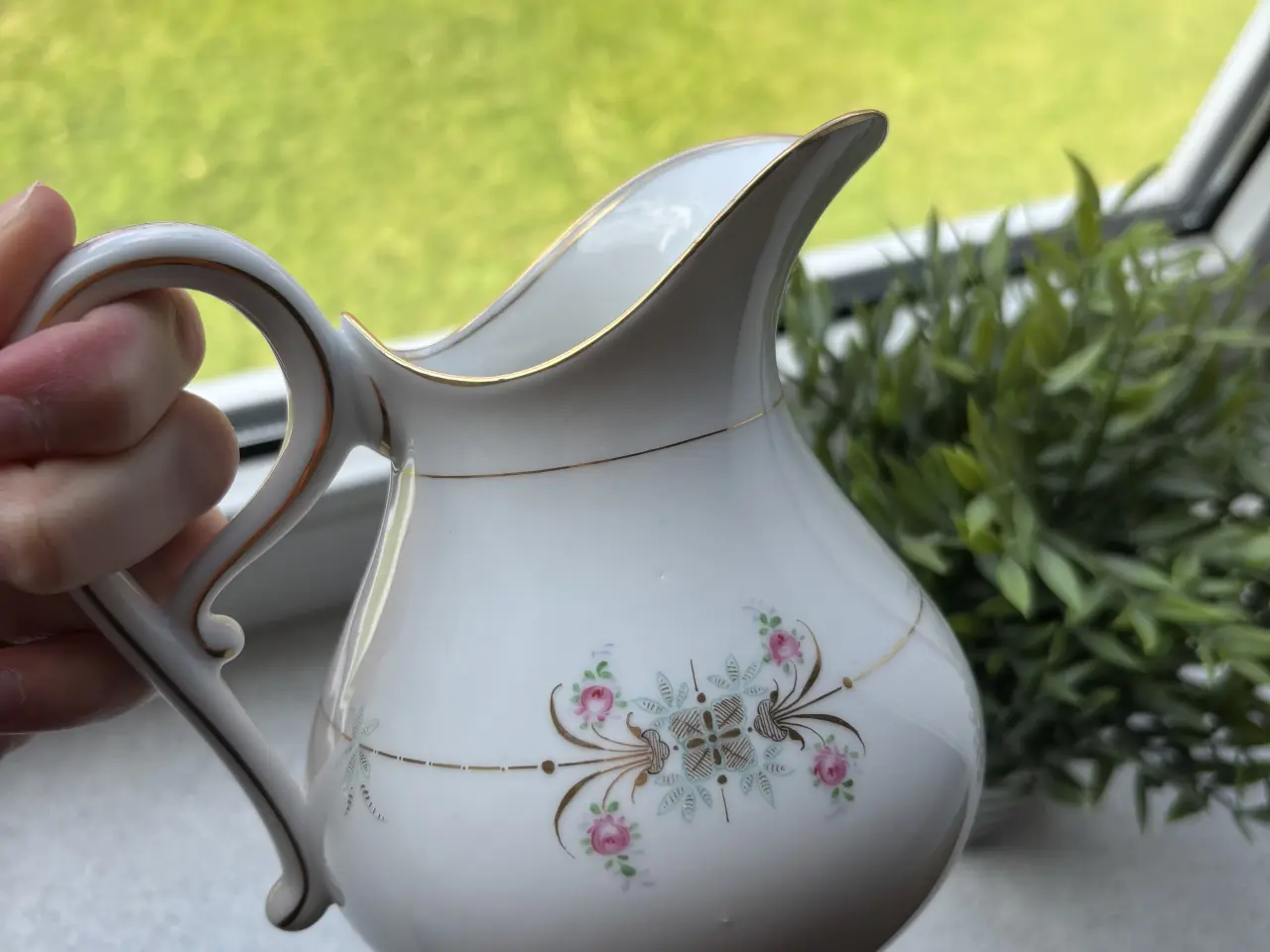 Billede 1 - Kaffestel med natur/blomster mønster 