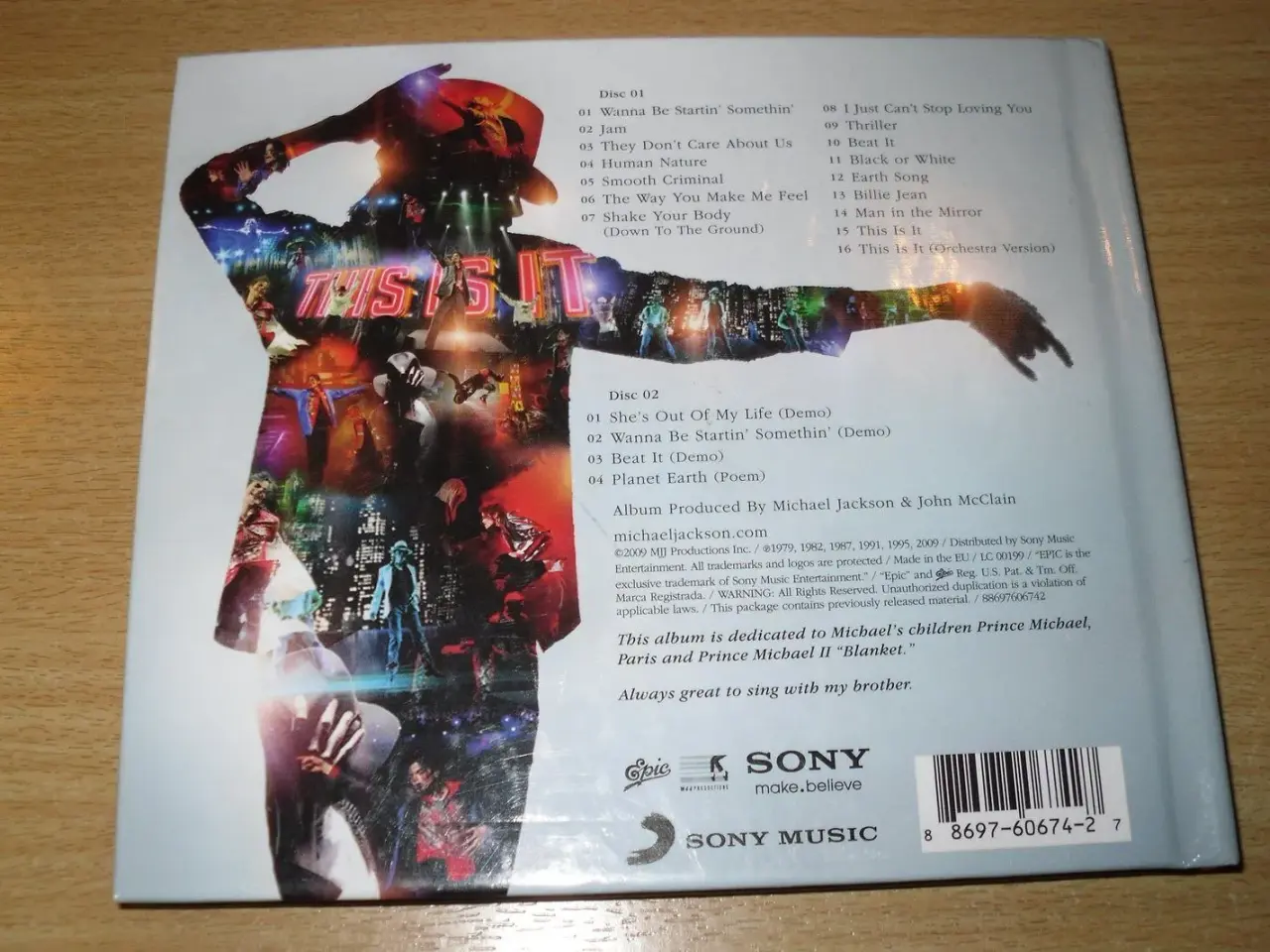 Billede 2 - MICHAEL JACKSON - This is it. BYD.