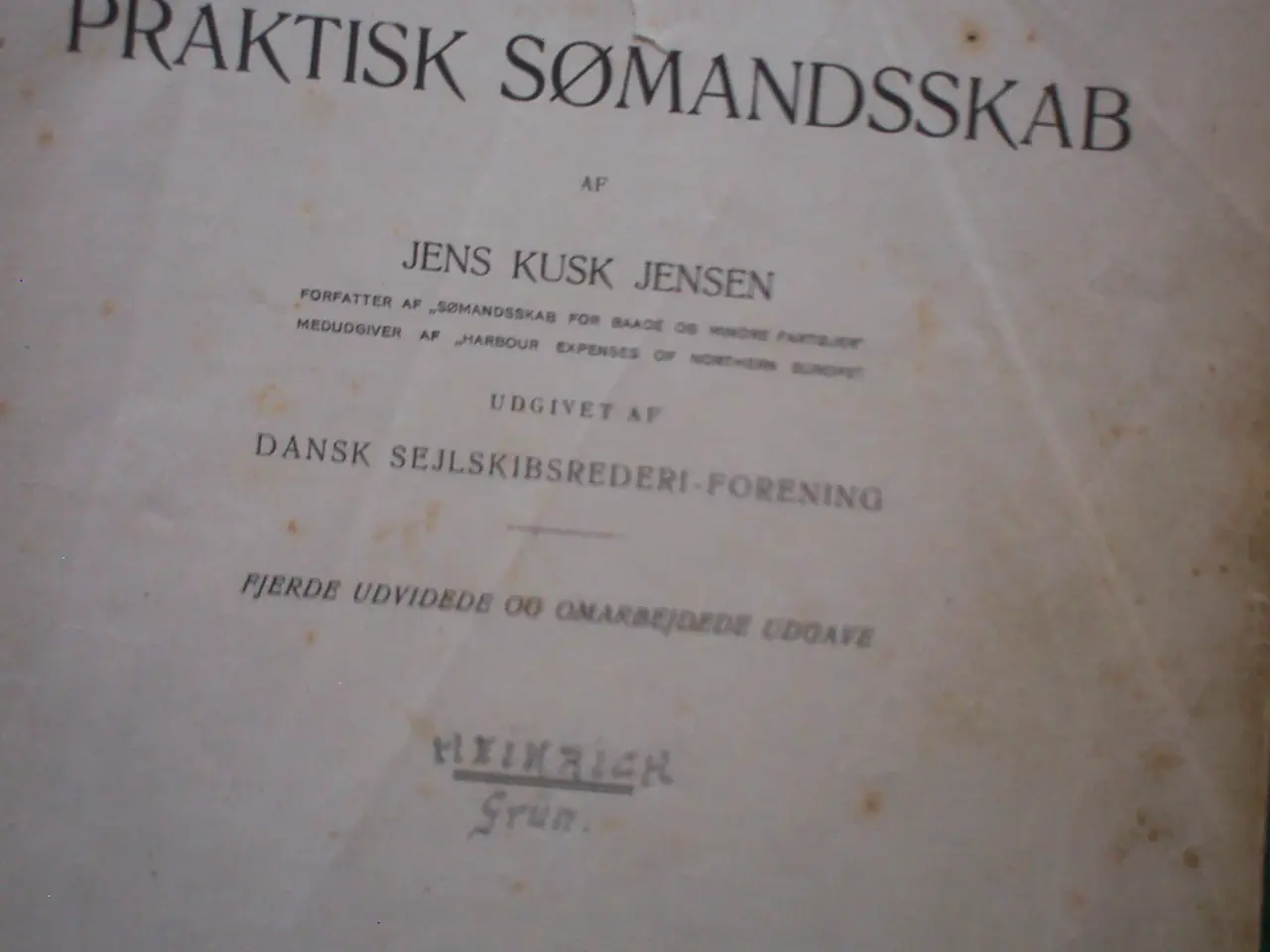 Billede 3 - Praktisk Sømandsskab 1924
