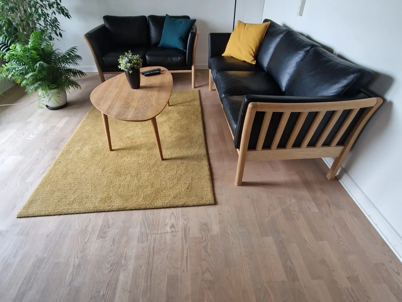 Billede 1 - 2+3 Rosenholm lædersofaer.