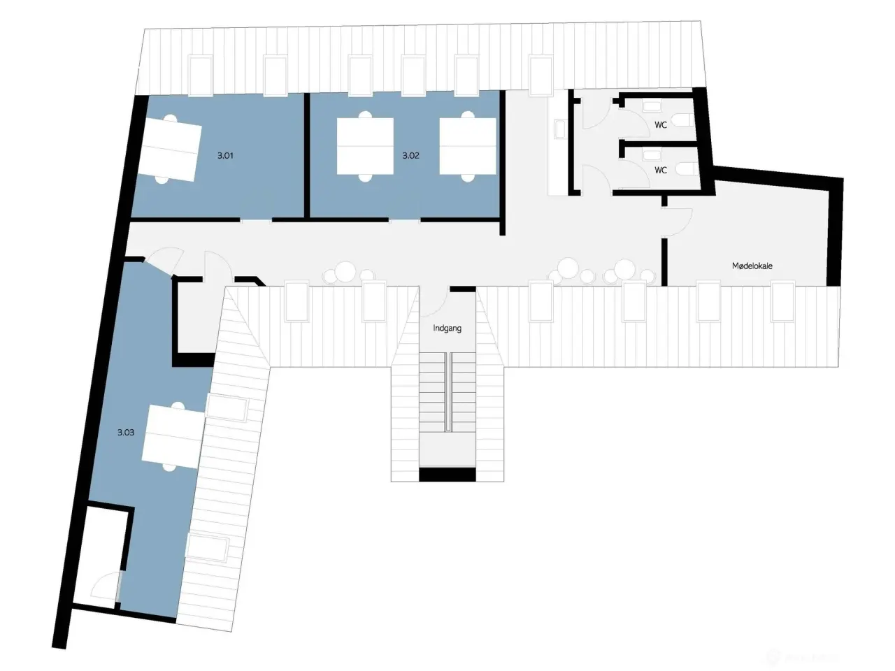 Billede 12 - EasyOffice Randers. Vestergade - lokale 3.03