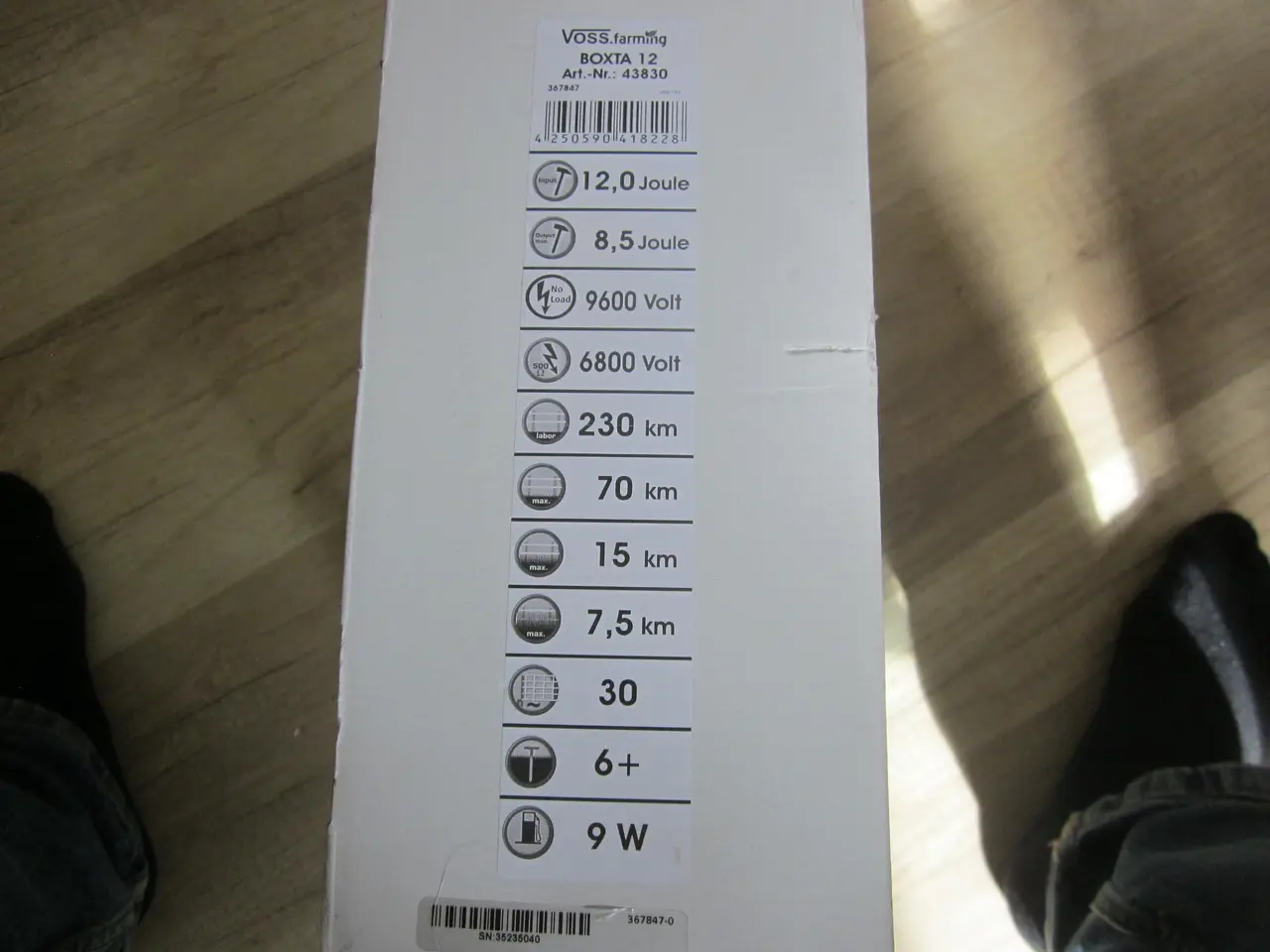 Billede 2 - VOSS.farming "BOXTA 12" - 230V Weidezaungerät,