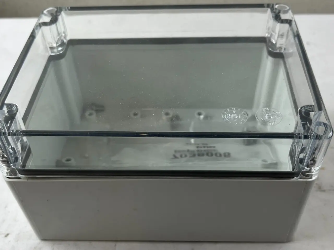Billede 1 - Fibox 703805 kabinet Clear Lid 148x88mm Grey Base