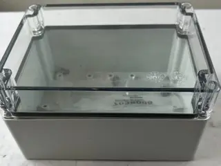Fibox 703805 kabinet Clear Lid 148x88mm Grey Base
