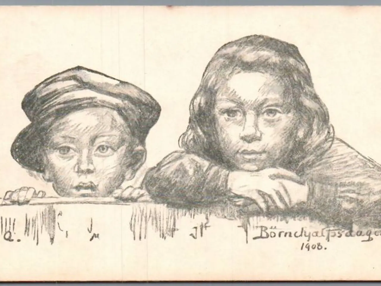 Billede 1 - Børnehjælpsdagen 1908 - Ubrugt