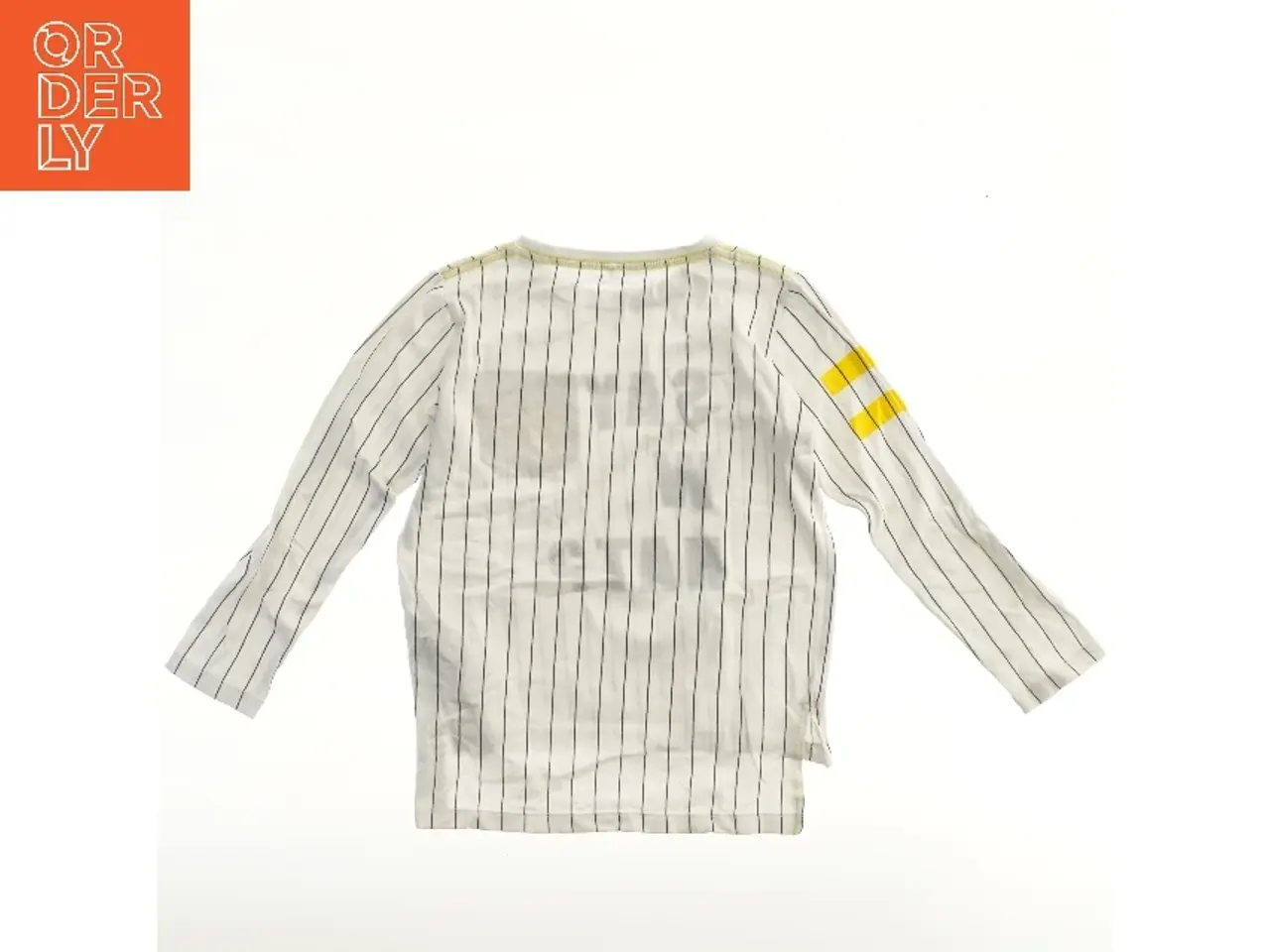 Billede 2 - Langærmet bluse med tekst og striber fra Name It (str. 116)