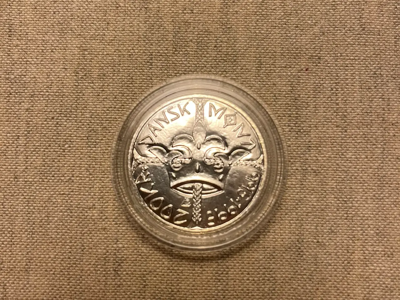 Billede 2 - Dansk mønt 1000år jubilæum - 31.1g 999.9