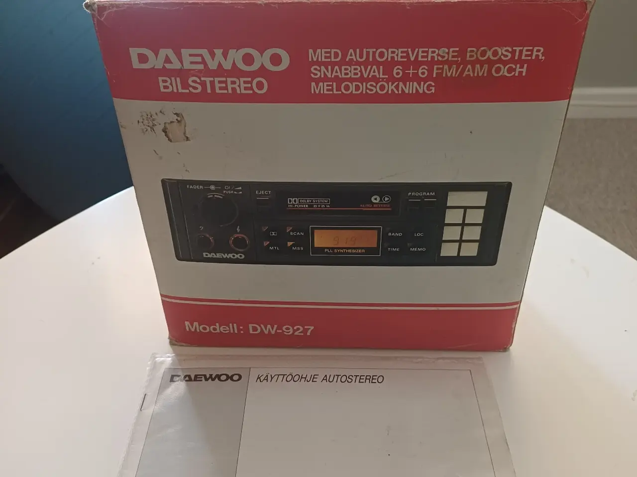 Billede 1 - Bilstereo med kasetteafspiller. Ny
